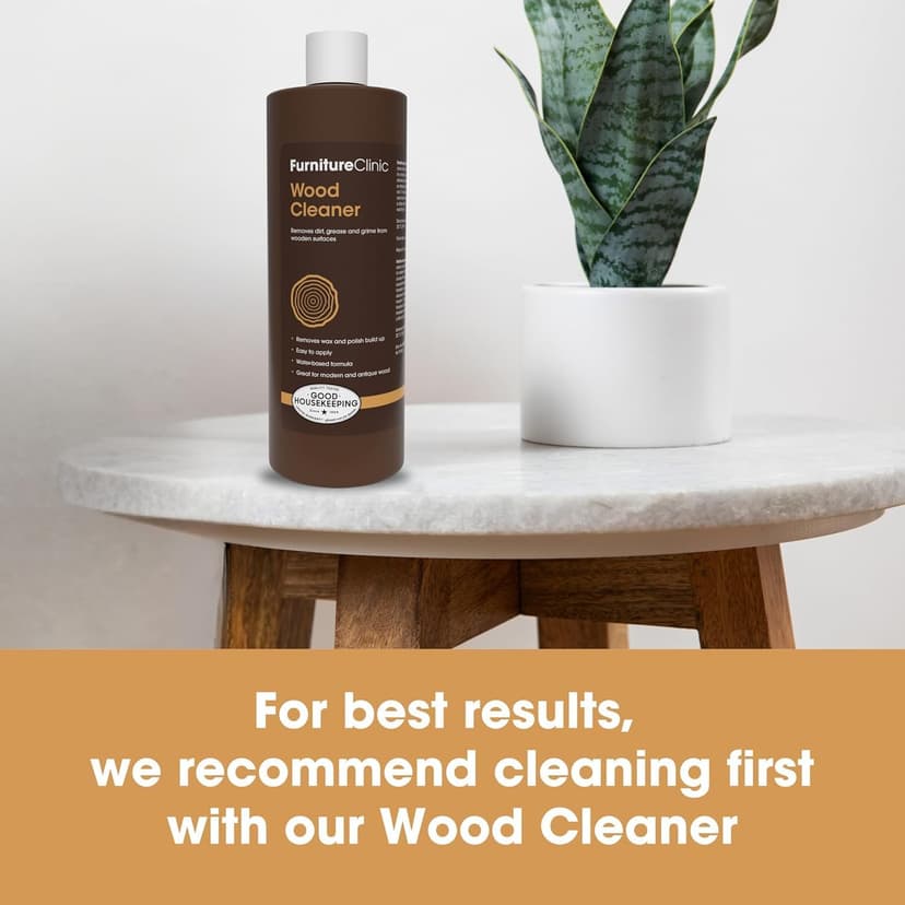 Furniture Clinic Wood Stain | Dark Oak | Water Based | Fast Drying, Low Odor, & Non-Toxic | for Indoor & Outdoor Furniture and More | Multiple Finishes | (8.5oz / 250ml)