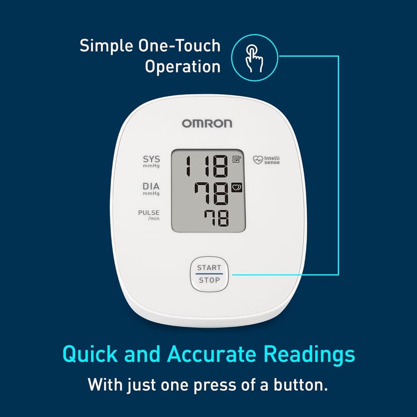 OMRON Iron Blood Pressure Monitor for Home Use & Upper Arm Blood Pressure Cuff - #1 Doctor & Pharmacist Recommended Brand - Clinically Validated