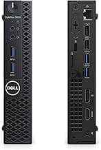 Dell Optiplex 3050 Mini Desktop Computer PC, Intel Core i5-6500, 8GB DDR4 RAM, 256GB SSD, Keyboard & Mouse, Windows 11 Pro (Renewed)