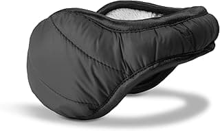 180s Women's Down Winter Ear Warmers | Behind-the-Head Adjustable & Foldable Earmuffs