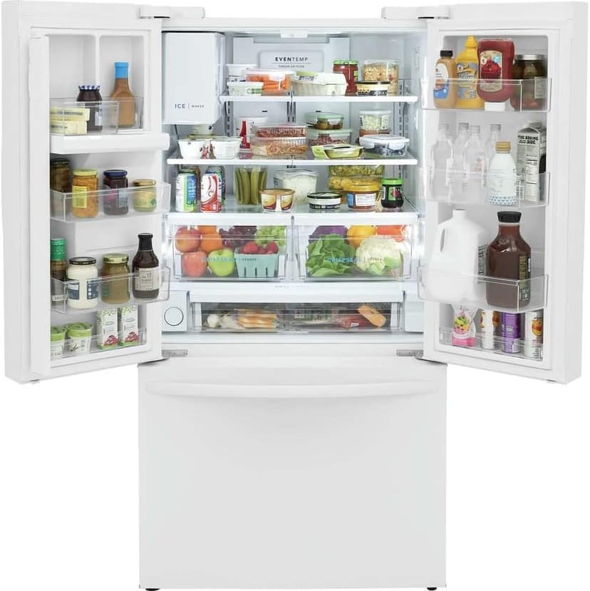 Frigidaire FRFS2823A 36 Inch Wide 27.8 Cu. Ft. French Door Refrigerator with External Ice and Water Dispenser - White