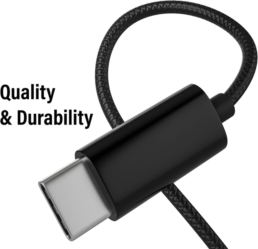 Maeline USB C Headphone, USB Type C Earphones Wired Earbuds Noise Canceling in-Ear Headset with Microphone for Computers, Laptops, Tablets, Smartphones - Black