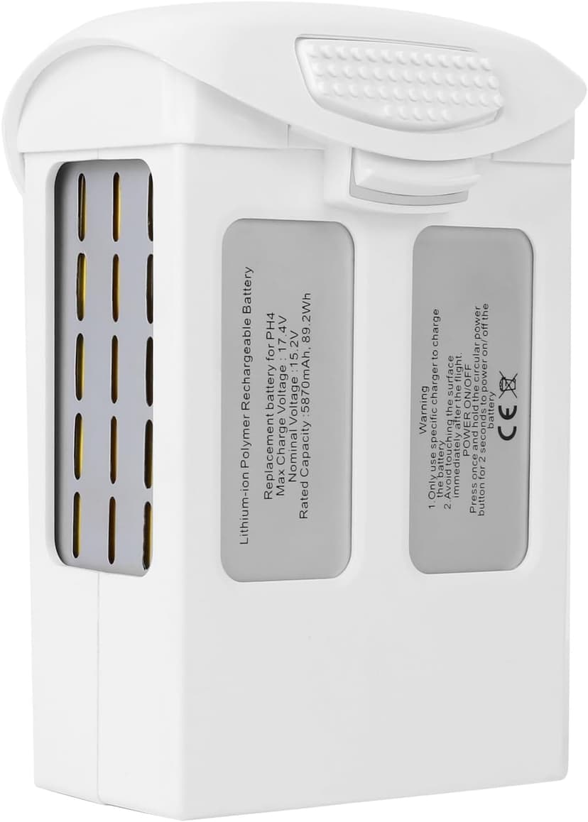 Phantom 4 Battery, 5870mAh 15.2V Intelligent Flight Drone Replacement Battery for DJI Phantom 4/4 Advanced/4 Pro/4 Pro V2.0/4 RTK