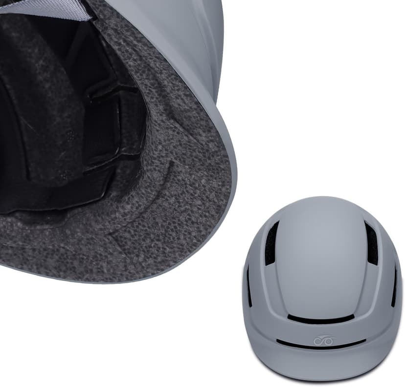 Adult Urban Bike Helmet - Adjustable Fit System & Integrated Taillight for Men Women