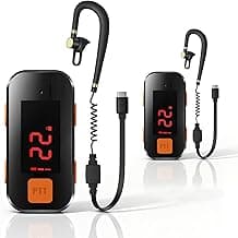 2 Pack Mini Walkie Talkies, Small Walkie Talkies, Waterproof Two Way Radio with Earpieces for Outdoor, Restaurants, Hiking, Baseball, Hospital, Tourism