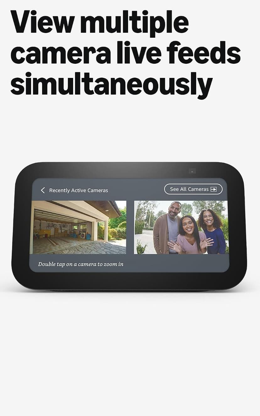 Amazon Echo Show 5 (newest model), Smart display, Designed for Alexa+, 2x the bass and clearer sound, Charcoal B09B2SBHQK