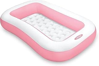 Intex 58423EP 65" x 39" Swim Center Inflatable Kids and Family Pool for All Ages | Pink