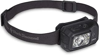 BLACK DIAMOND Storm 500-R Rechargeable Headlamp | 500 Lumens Brightness | Micro-USB Charging | Waterproof & Compact | Camping, Hiking, Running | BD Black
