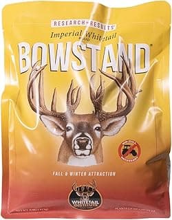 Whitetail Institute BowStand Deer Food Plot Seed, Annual Forage Designed to Attract Deer to Small, Remote Food Plots for Bow Hunting, Can Be Planted with Hand Tools, 4 lbs (4500 sq ft)