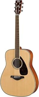 Yamaha FG820 Solid Top Acoustic Guitar, Natural, Dreadnought