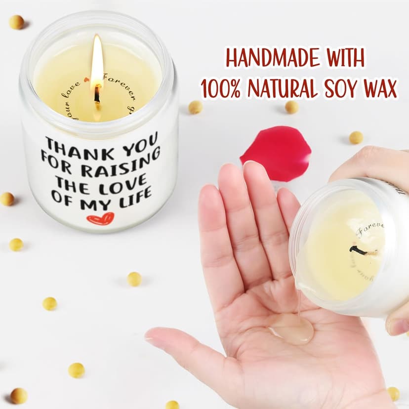 Best Christmas Gifts for Mother in Law Gifts from Daughter Son in Laws - Birthday Gift for Boyfriends Mom, Future Mother in Law Gift Wedding, Lavender and Eucalyptus Scented Candle