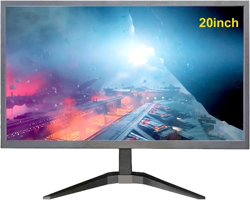 20 '' HD (1600 x 900) Monitor, 60Hz Refresh Rate, HDMI x1, Small Thin Monitor for laptops, Computers and desktops,LED Display