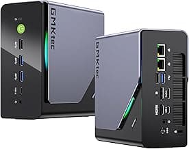 GMKtec Gaming Mini PC, K12 AMD Ryzen 7 H 255 (Upgraded 8745HS) 32GB DDR5 RAM 2TB SSD, Desktop Computer 3X M.2 2280 Expansion, Oculink, Dual NIC 2.5G, HDMI 2.1, USB4