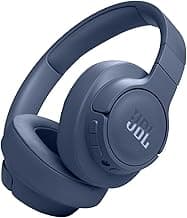 JBL Tune 770NC - Adaptive Noise Cancelling with Smart Ambient Wireless Over-Ear Headphones, Bluetooth 5.3, Up to 70H Battery Life with Speed Charge, Lightweight, Comfortable & Foldable Design (Blue)