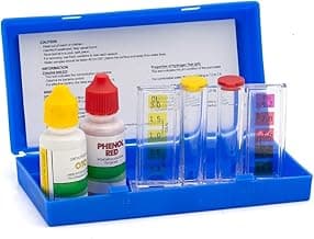 WWD POOL Swimming Pool Spa Water Chemical Test Kit for Chlorine and Ph Test (2 Way Test Kit)