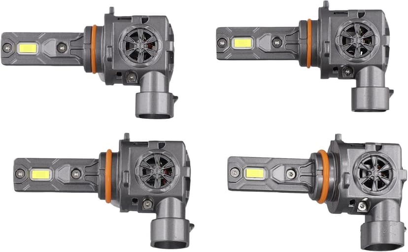 Termitor 9005 9006 Bulbs Combo, 110,000LM 1300% Ultra Bright, True 1:1 Mini Halogen Size, Plug and Play No Adapter, HB3 HB4 Fog Light Conversion Kits, 85000+ Hours Lifespan, Pack of 4
