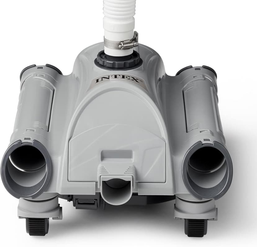 Intex 28001E Above Ground Pool Automatic Pool Cleaner Pressure Side Vacuum Cleaner with 24 Foot 7 Inch Hose for Intex Pools Only w/ a 1.5 Inch Fitting