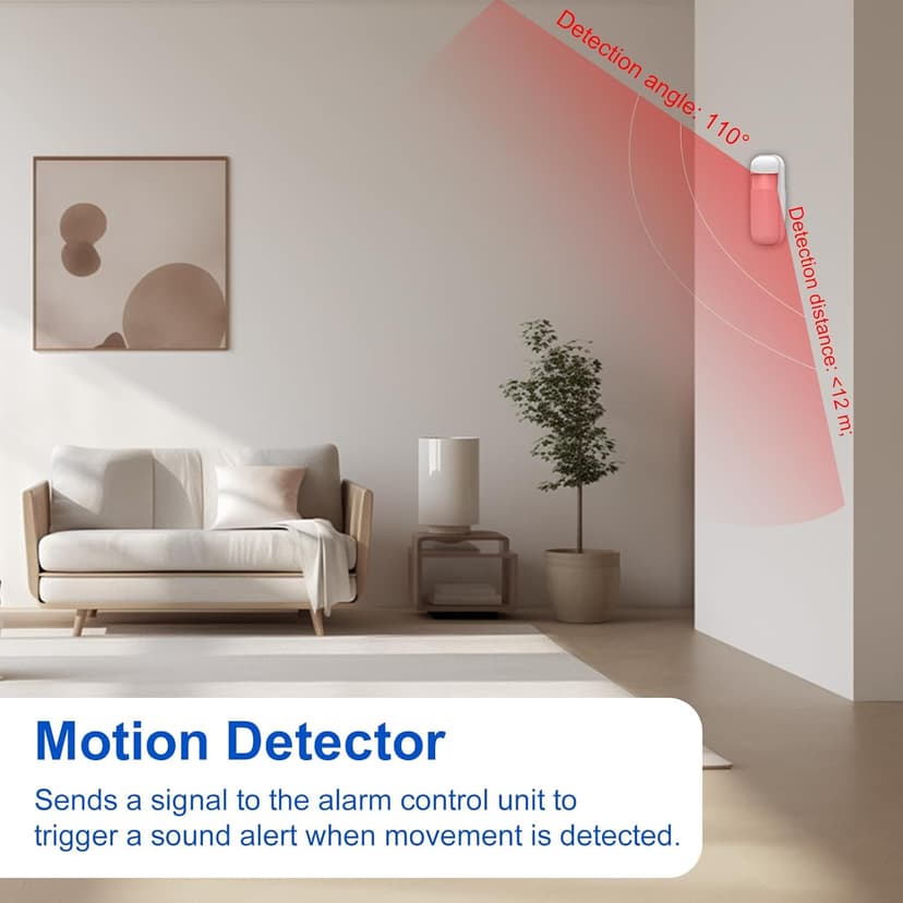 WiFi Wireless Alarm System for Home Security - 24/7 Protection Smart Home Devices 4.3" Touch Screen, GSM/4G+WiFi, App Instant Alerts, No Monthly Fee, Alexa Compatible for Villa, Kids Safety (24 pcs)