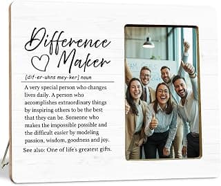 Difference Maker Definition Gifts Picture Frame, Difference Maker Gifts Picture Frame for Employees Coworker Colleage B0GGBWY5C7