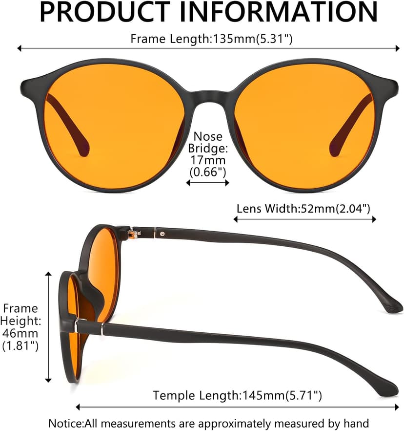 LIKSMU Blue Light Blocking Glasses Computer Gaming TV Phone Sleeping Glasses Women Men Professional Filter Anti Eyestrain