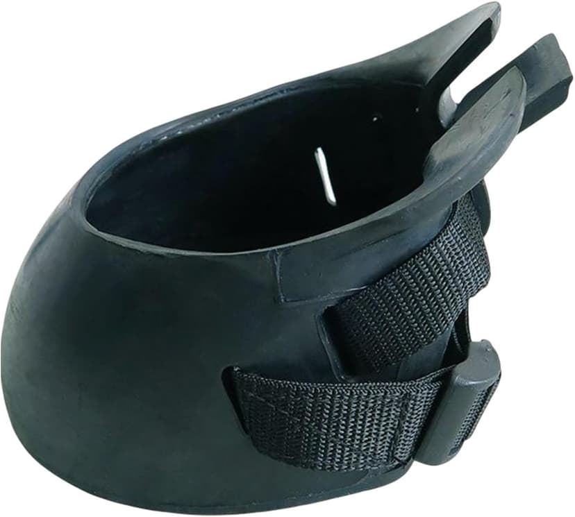 Esquirla Horse Hoof Boots Sturdy Comfortable Protective Cover Equine Hoof Protector Horses Protection Rubber for Riding Training Equestrian Supplies, L