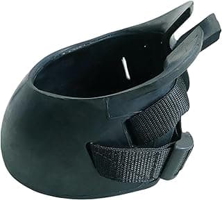 Esquirla Horse Hoof Boots Sturdy Comfortable Protective Cover Equine Hoof Protector Horses Protection Rubber for Riding Training Equestrian Supplies, L