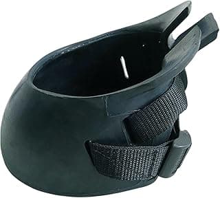 Esquirla Horse Hoof Boots Sturdy Comfortable Protective Cover Equine Hoof Protector Horses Protection Rubber for Riding Training Equestrian Supplies, L