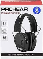 PROHEAR 030 Bluetooth 5.4 Electronic Shooting Ear Protection Earmuffs, Noise Reduction Sound Amplification Hearing Protector for Gun Range and Hunting