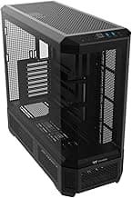 Thermaltake View 600 TG; Full Tower; 420mm Radiator Support; 480mm GPU Clearance; Hidden Connector Support; Rotatable PCIe Slots; 220mm PSU Clearance; Black; CA-11H-00F1WN-00