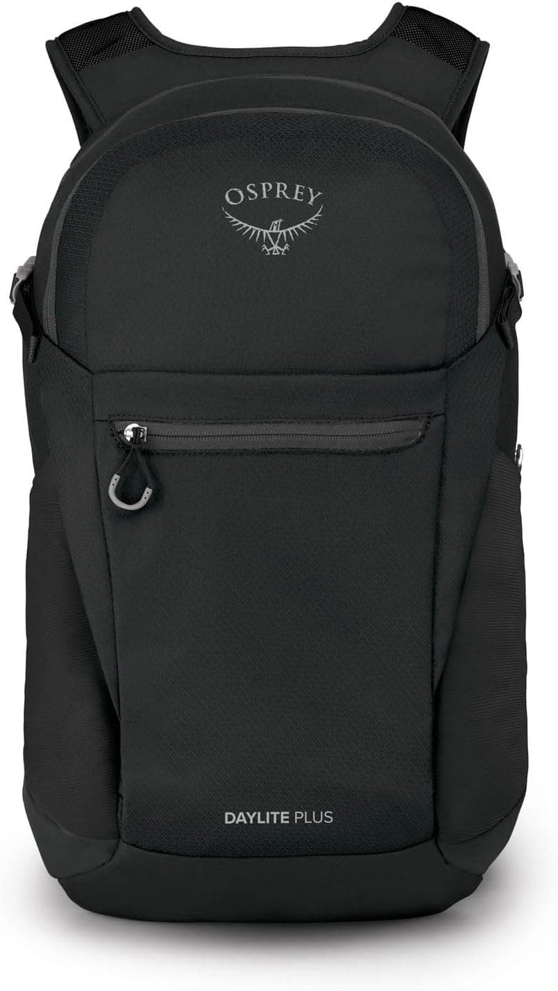 Osprey Daylite Plus Commuter Backpack – Lightweight, Everyday Pack with Laptop Sleeve and Water Bottle Pockets – Ideal for Work, School, and Travel with Versatile Storage Options, Black