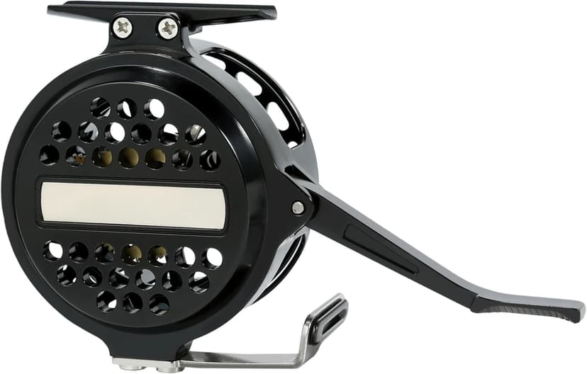 Semi-Automatic Fly Reel with Adjustable Drag Quick Spool Removal Made of CNC Machined Aluminum for Freshwater Lake River Trout Fly Fishing