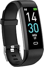 Fitness Tracker with Heart Rate Blood Oxygen Monitor, Activity Tracker Sleep Monitor Health Tracker, Smart Watch Pedometer Step Calories Counter, Fitness Watches for Men Women