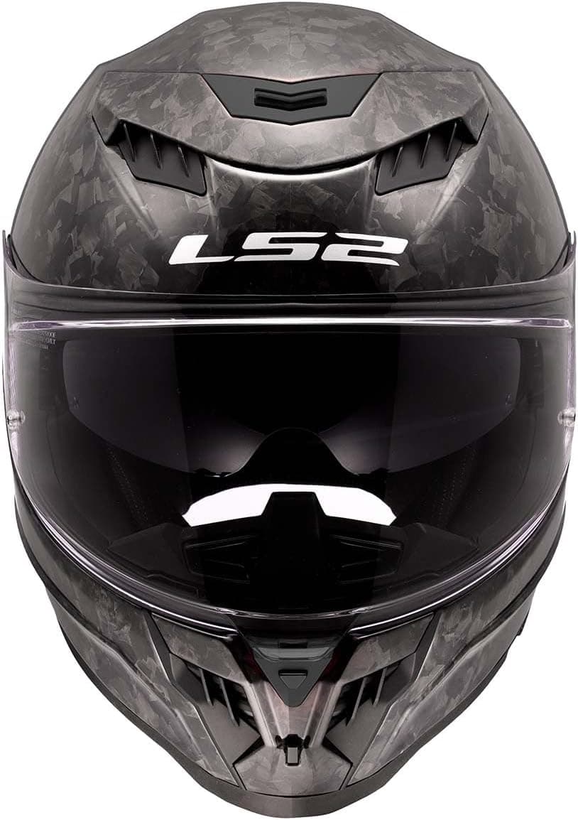 LS2 Helmets Dragon Carbon Full Face Motorcycle Helmet W/ SunShield