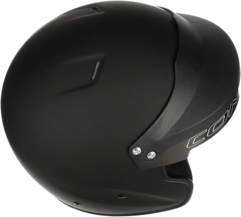 Conquer Snell SA2025 Approved Open Face Auto Racing Race Car Helmet - Adult | Men | Women | Youth - ( Black / White / Silver )