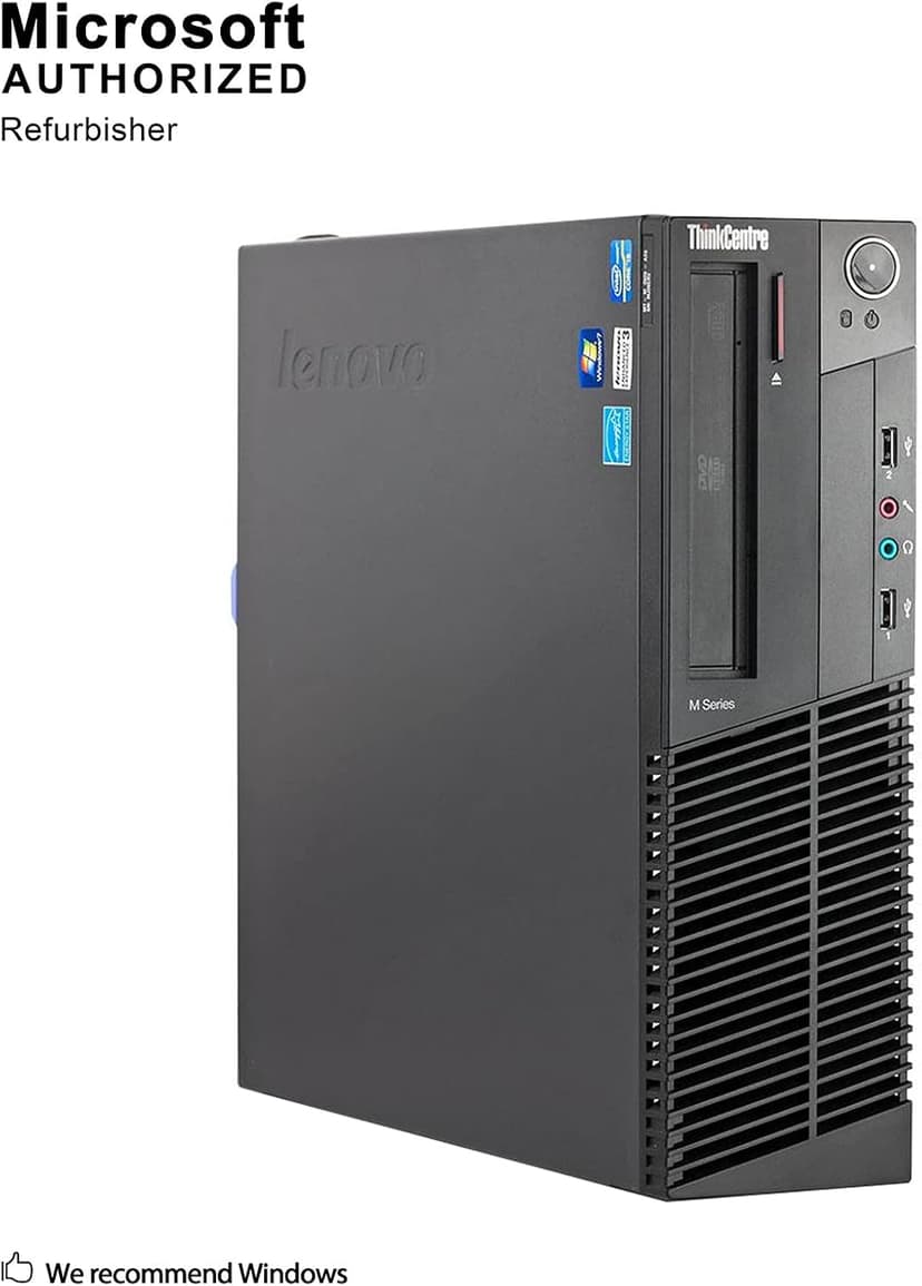 Lenovo ThinkCentre M82 Small Form Factor Desktop PC, Intel Core i5-3570 3.4GHz, 8GB DDR3 RAM, 256GB SSD, Win-10 Pro x64 (Renewed)