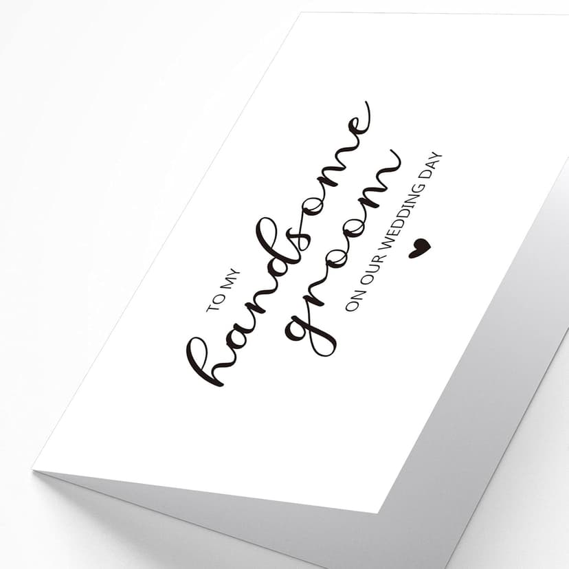 To My Husband on Our Wedding Day Card, To My Groom Card, Wedding Card to Husband