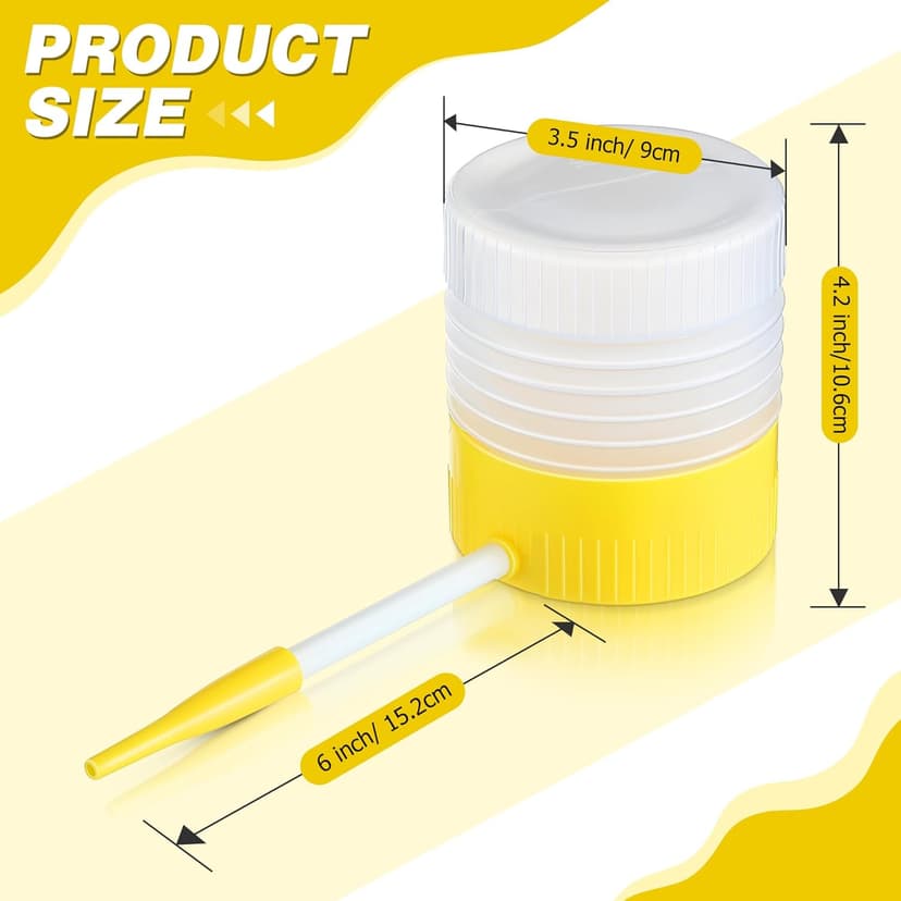 Qualirey 2 Pack Diatomaceous Earth Powder Duster with 6 Inch Extension Nozzle, Diatomaceous Earth Powder Duster for Pest Control, Powder Sprayer for Indoor and Outdoor Use