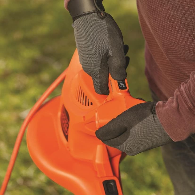 BLACK+DECKER Leaf Blower, Leaf Vacuum and Mulcher 3 in 1, Backpack Blowers for Lawn Care,250 mph Airflow, 400 cfm Delivery Power, Reusable Bag Included, Corded (BEBL7000)