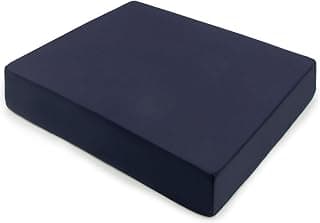 DMI Seat and Chair Cushion for Office Chairs, Wheelchairs, Scooters, Kitchen Chairs or Car Seats, FSA HSA Eligible, for Support and Height while Reducing Stress on Back, Tailbone or Sciatica