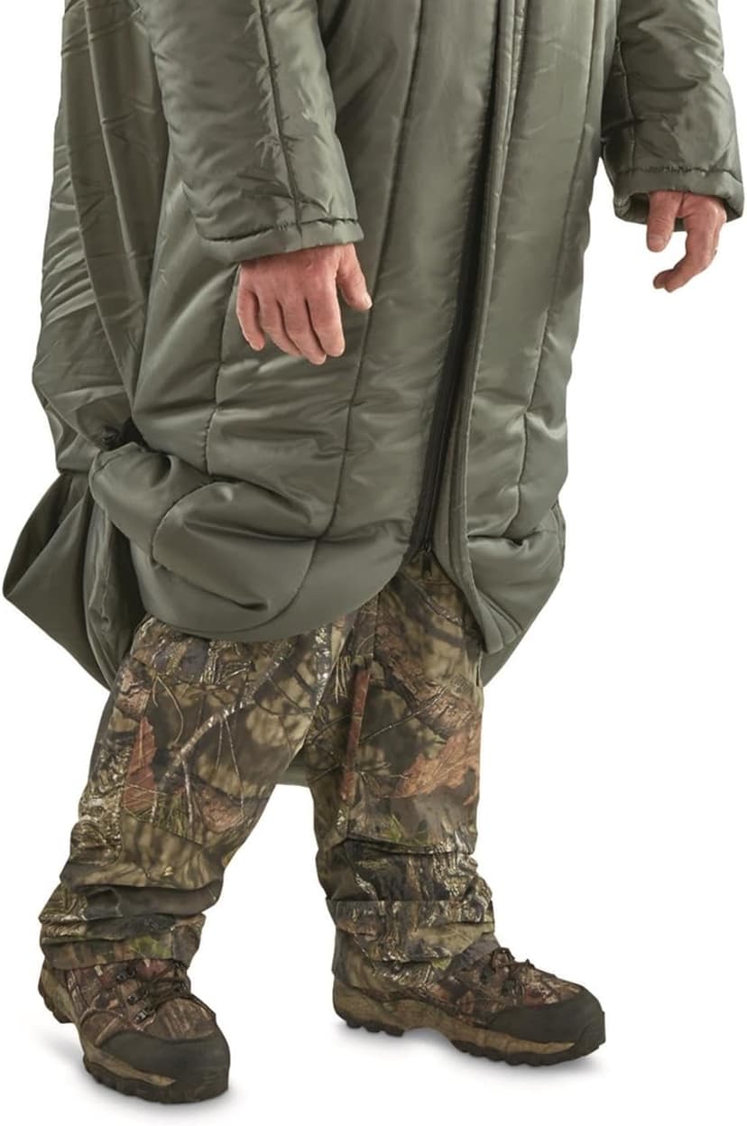 Guide Gear Sportsman’s Sleeping Bag with Arms for Adults Cold Weather, Hunting, Camping, Hiking Accessories