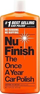 Nu Finish Car Polish, NF-76 Liquid Polish for Cars, Trucks, 16 Fl Oz Each