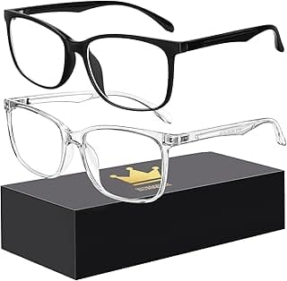 hunsquer Blue Light Glasses for Women Blue Light Blocking Glasses Men Computer Gaming Blue Screen Glasses Mens Blue Light Blocker Glasses