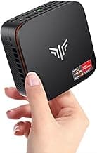 KAMRUI P1 Mini PC AMD Ryzen 3300U (4C/4T, up to 3.5GHz), Mini Desktop Computer 16GB RAM 256GB M.2 SSD, 4K Triple Display/LAN/WiFi/BT/USB3.2 Type-C/HDMI 2.0/DP 1.4 Mini Computer for Home Office