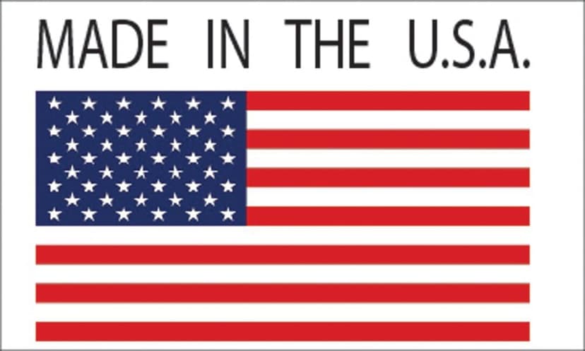 Rogue River Tactical Deer Hunter Buck Decal Silhouette American Flag USA Large 5x5 Inch Patriotic Auto Bumper Sticker Vinyl Car Truck RV SUV Boat Window Hunting