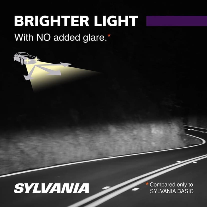 SYLVANIA - 9006 XtraVision Halogen Headlight Bulb - High-Performance Car Headlight - Replacement Halogen Light - For Automotive - 2 Bulbs