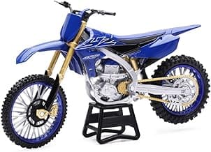 NewRay Toys Motorcycle 1:12 Scale Yamaha YZ450F Dirt Bike, 58313, Multicolor