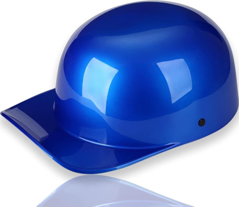 Yesmotor Baseball Motorcycle Helmet Half Cap for Bike Cruiser Chopper Moped Scooter- Dot Approved
