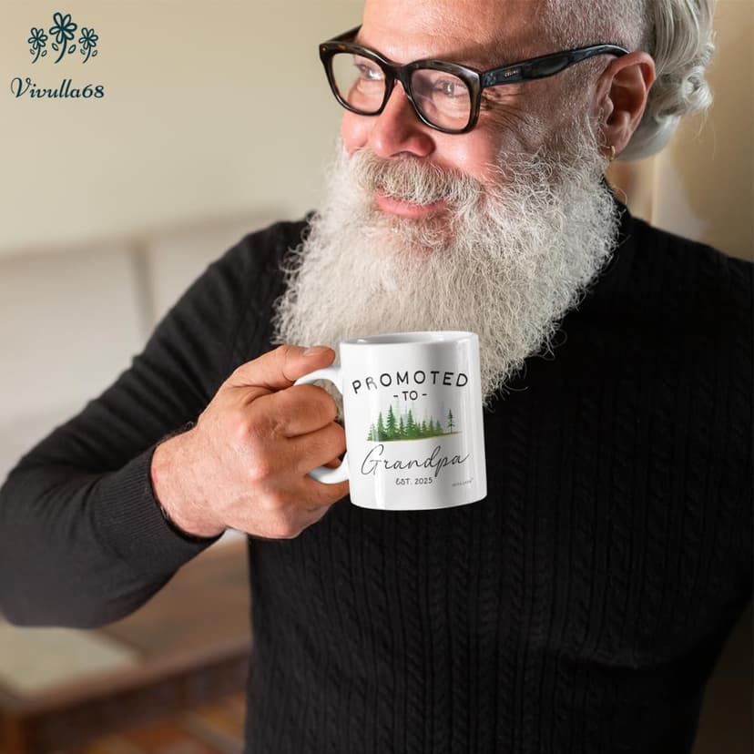 Christmas Gifts For First Time Grandparents, Promoted To Grandma And Grandpa Mugs Est 2025, Grandparents Baby Announcement, Pregnancy Announcement Mug, Grandparent To Be Gifts, New Grandparent Gift