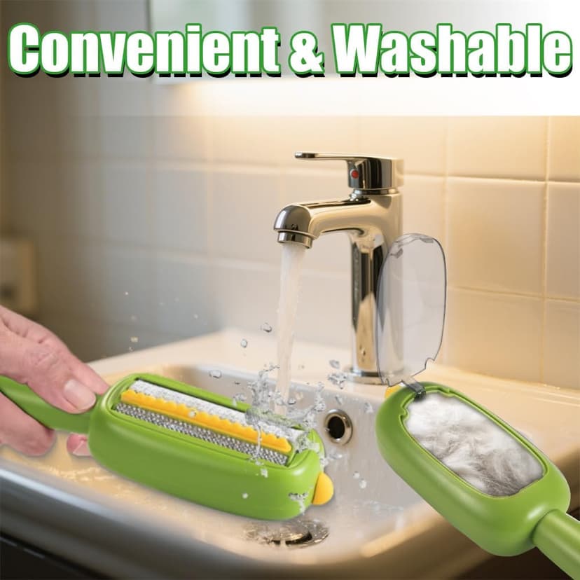 Reusable Lint Rollers for Pet Hair, Washable Lint Roller Reusable, Portable Lint Brushes Remover for Clothes（2 Pack）