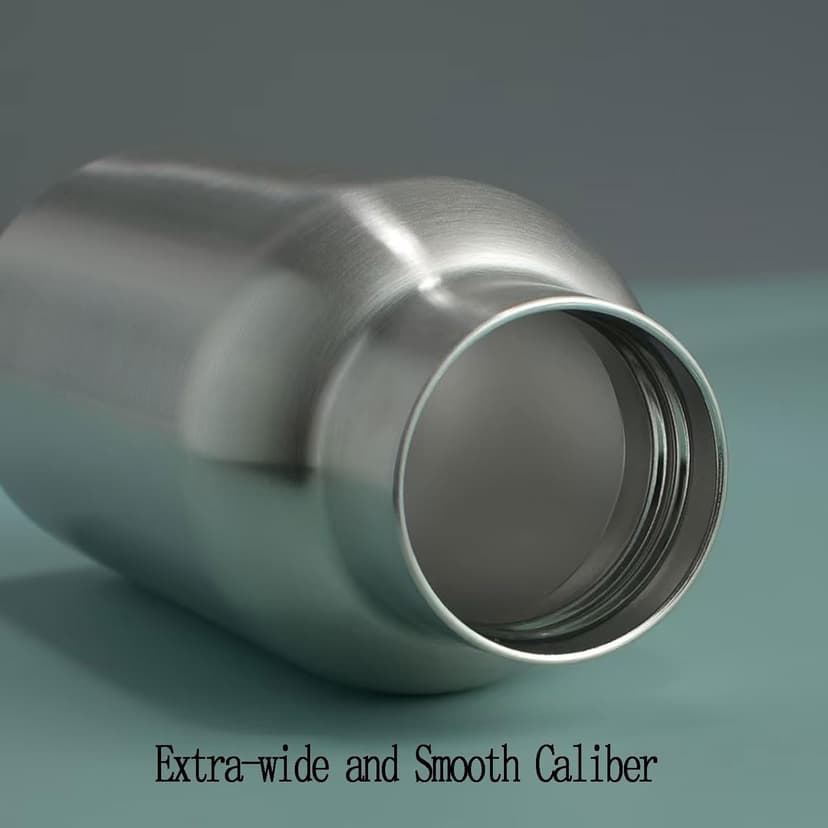 Thermo flask Stainless steel water bottles Vacuum Insulated Travel Tumbler Sport Water Bottle Metal for Hot and Cold Drinks Tea Flask Coffee Mug with Lid and Handle17 oz（Silver)